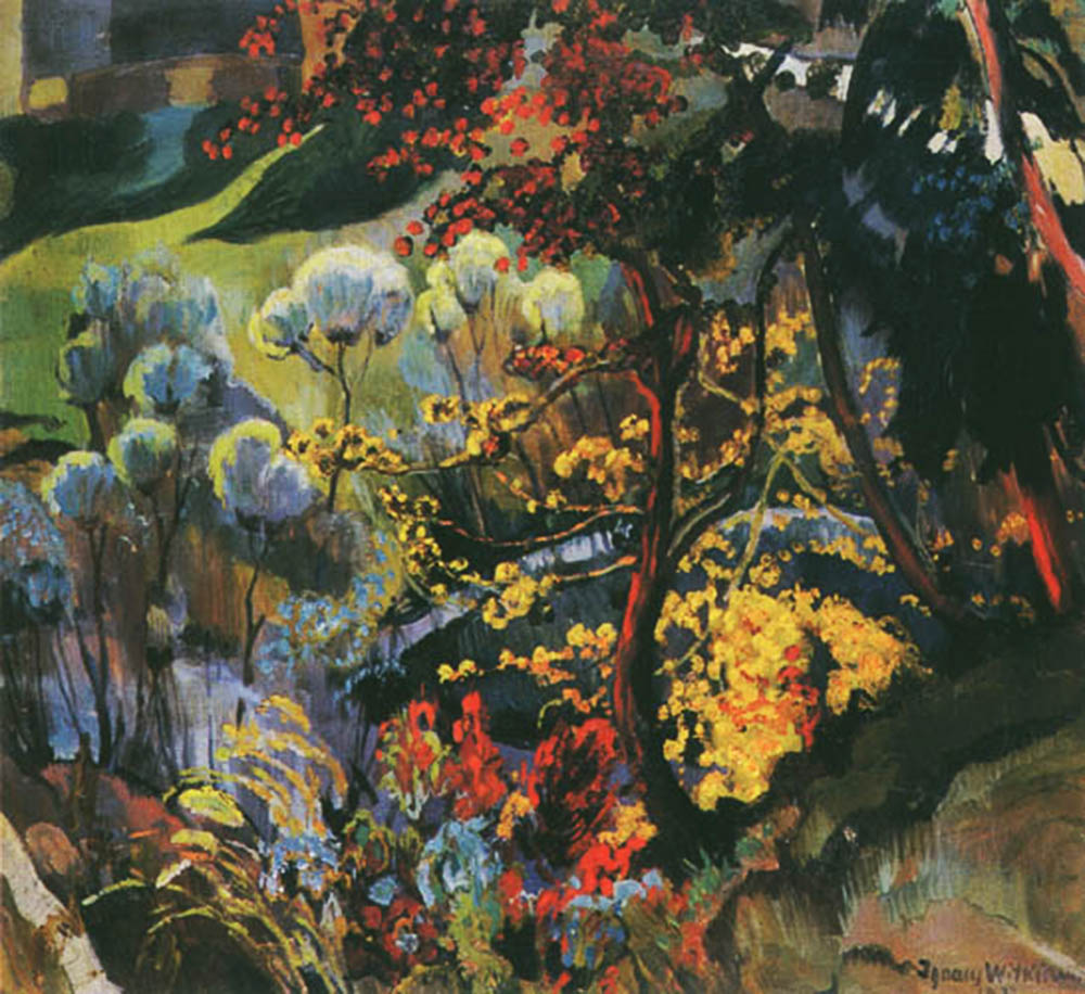 Witkacy, Pejzaż jesienny, 1912, oil on canvas, privately owned.